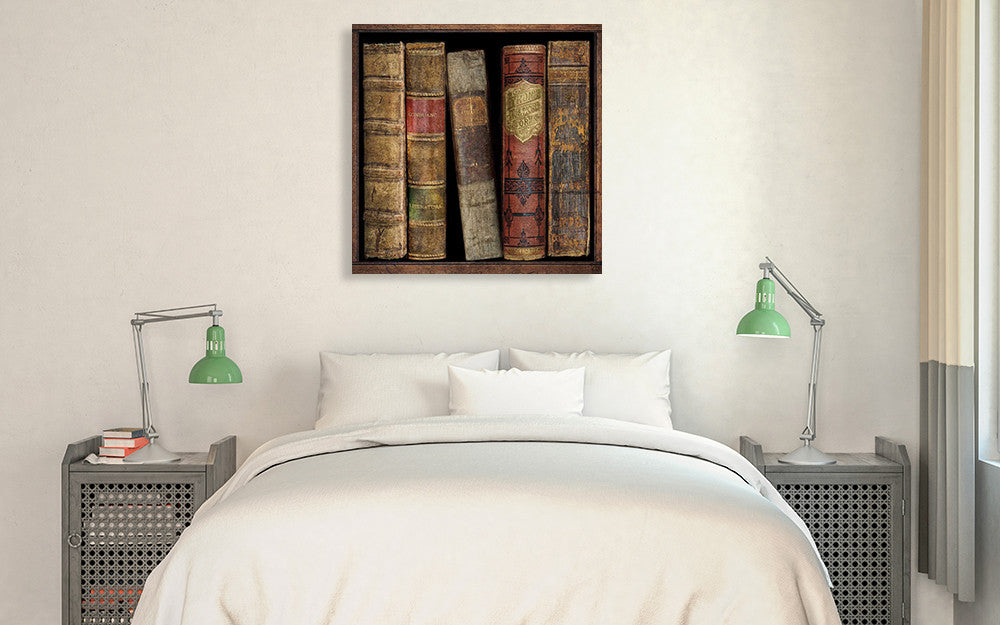 In The Library I Wall Art Print on the wall