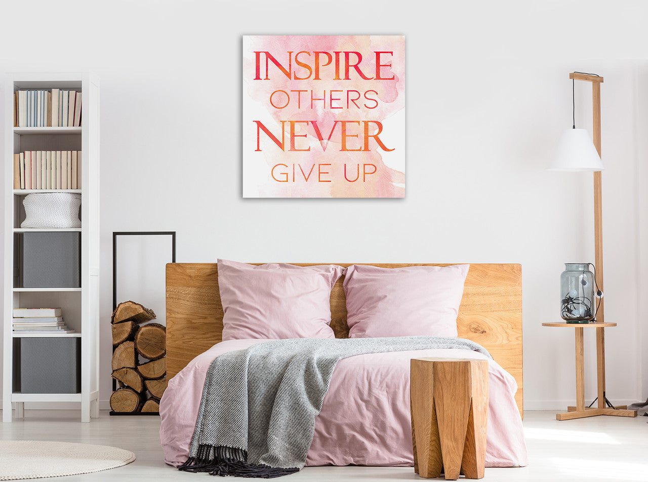 Inspire Others Wall Art Print on the wall