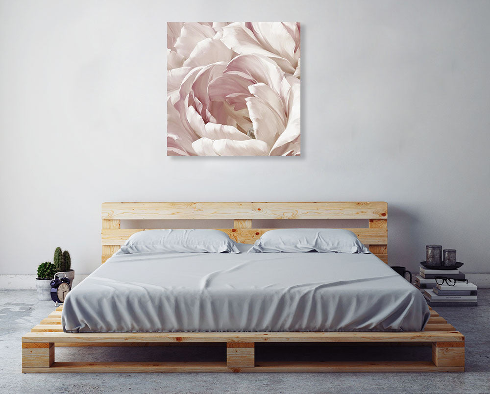 Intimate Blush II Wall Art Print on the wall