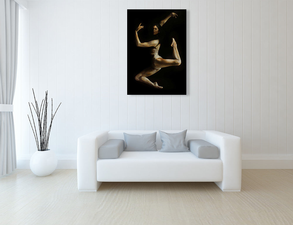 Into The Light Wall Art Print on the wall