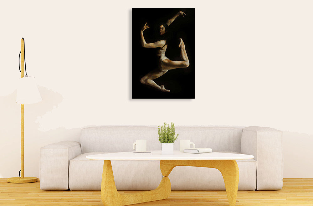 Into The Light Wall Art Print on the wall