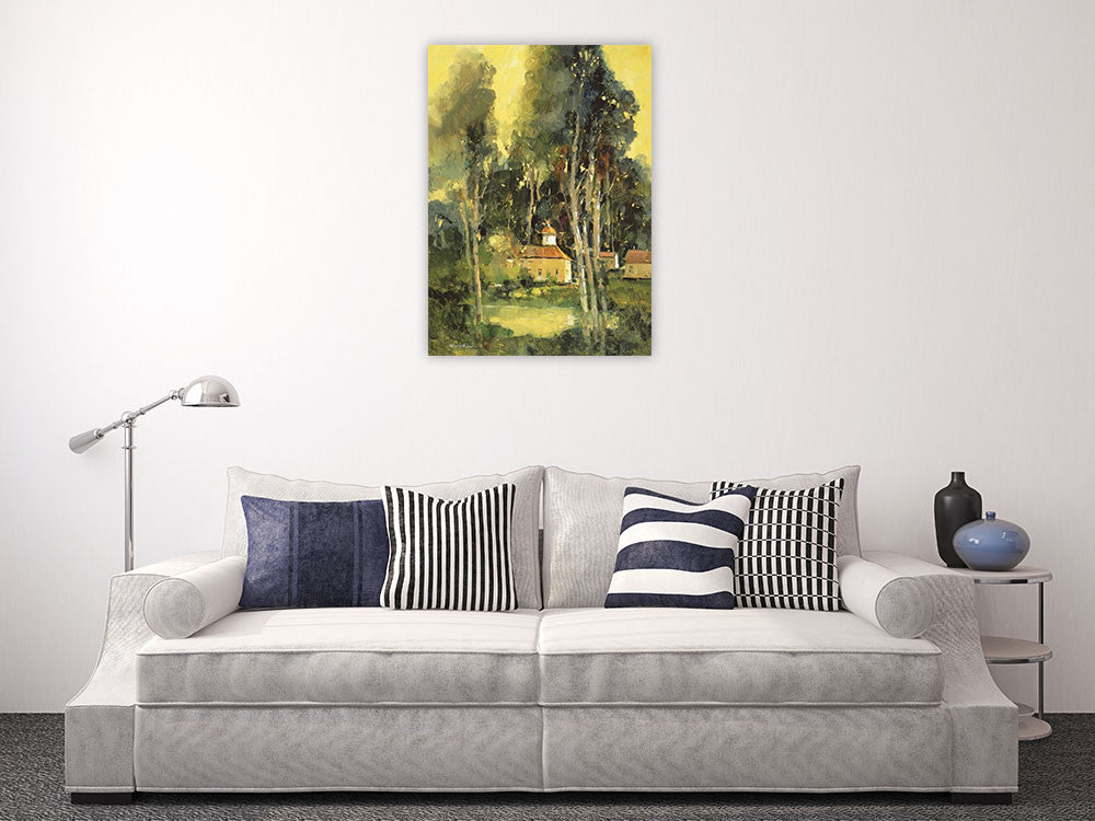 Italian Villa Wall Art Print on the wall