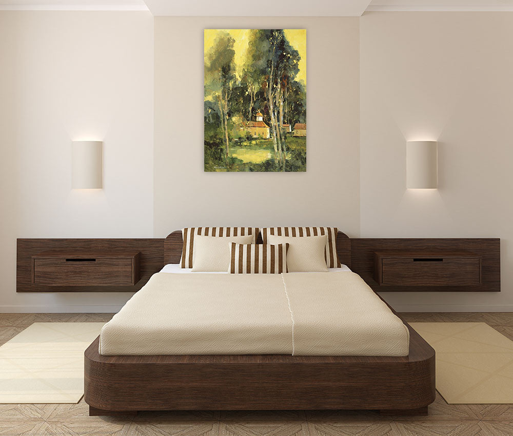 Italian Villa Wall Art Print on the wall
