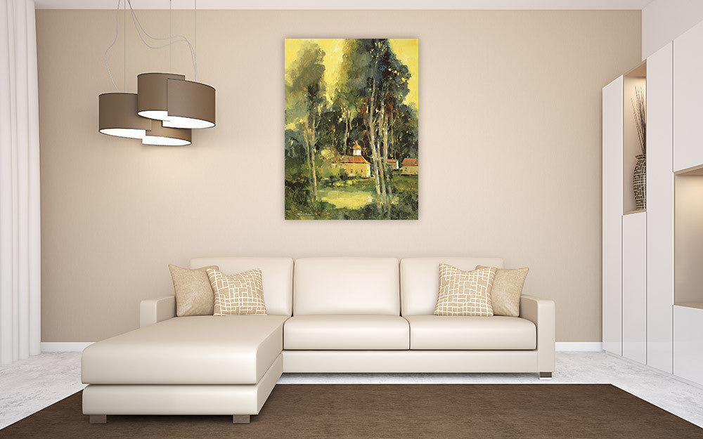 Italian Villa Wall Art Print on the wall