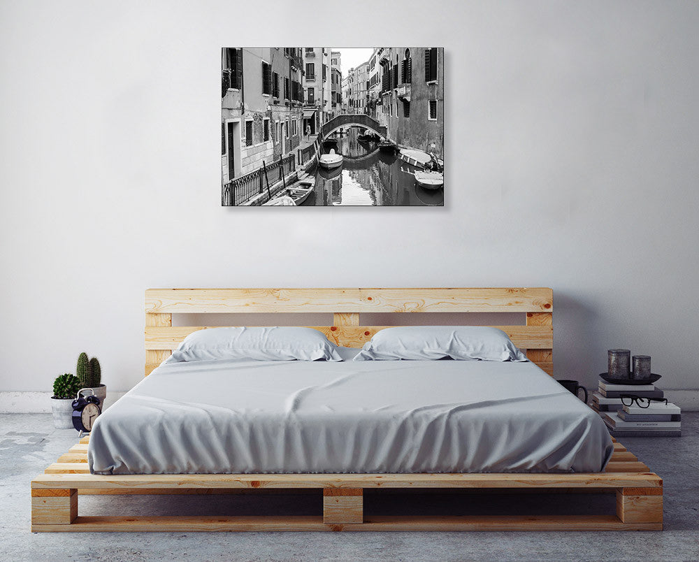 Italy Venice Canal Wall Art Print on the wall