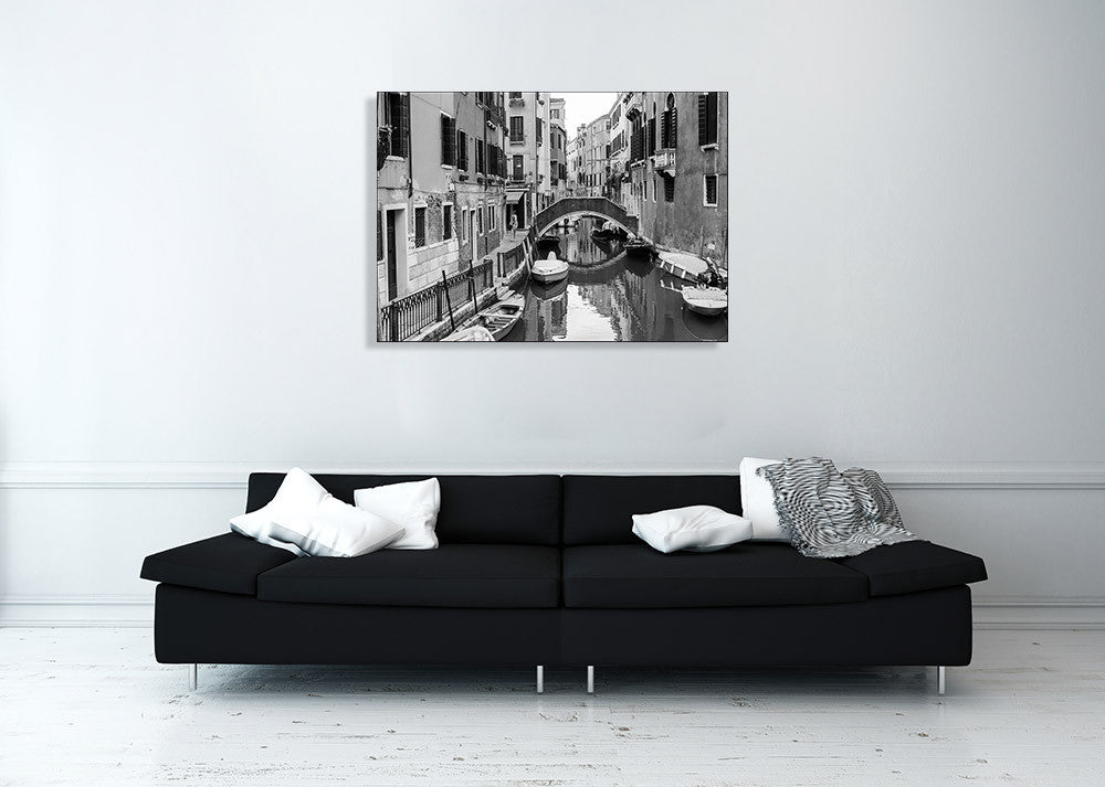 Italy Venice Canal Wall Art Print on the wall