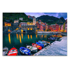 Italy Vernazza Village Wall Art Print