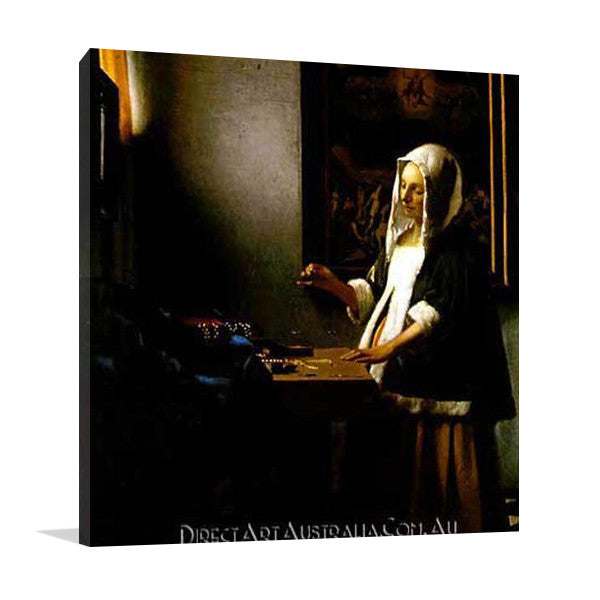 Jan Vermeer | Woman Holding a Balance