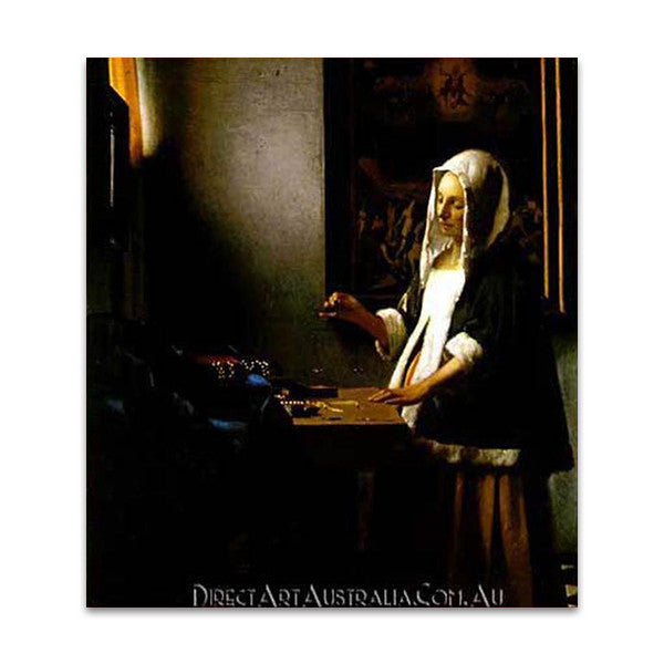 Jan Vermeer | Woman Holding a Balance