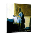 Jan Vermeer | Woman in Blue Reading a Letter 