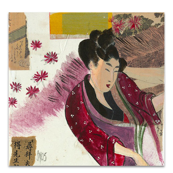 Japanese Kimono Wall Art Print