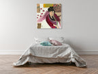 Japanese Kimono Wall Art Print on the wall