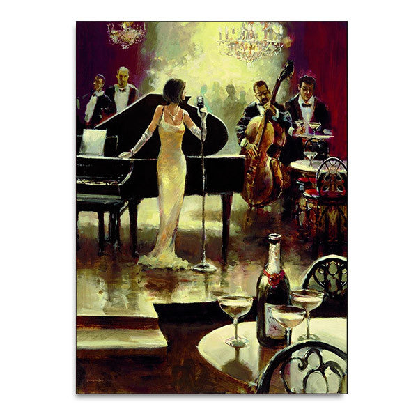 Jazz Band Wall Art Print