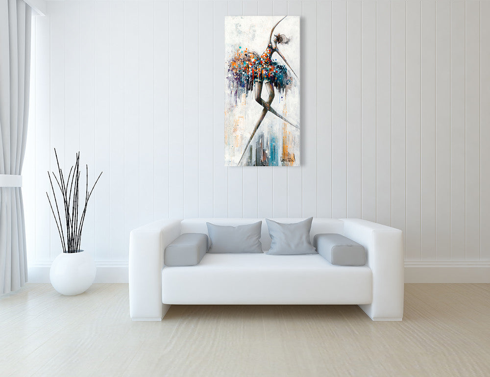  Jazzy and Glamour Wall Art Print on the wall