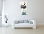  Jazzy and Glamour Wall Art Print on the wall