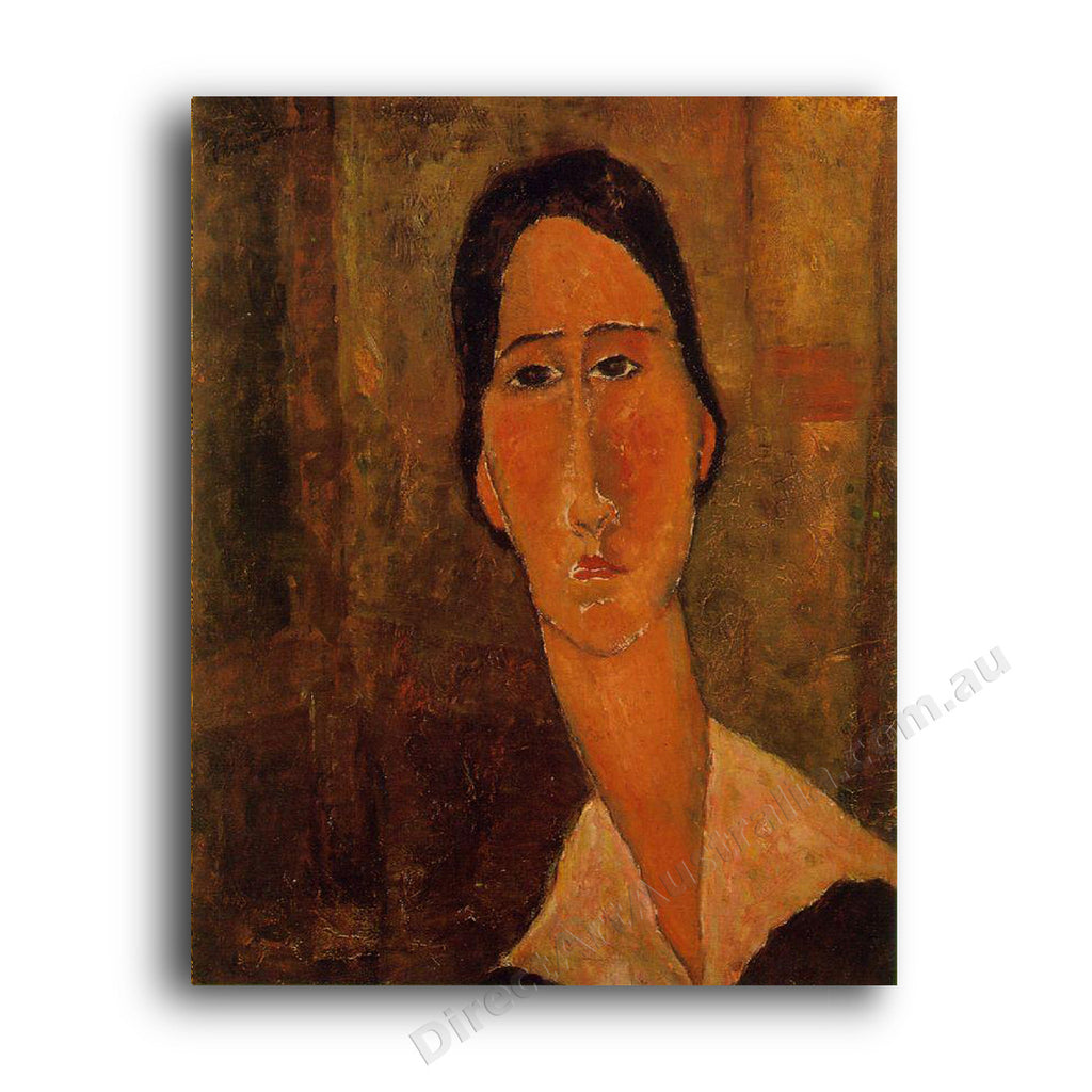 Jeanne Hebuterne with White Collar