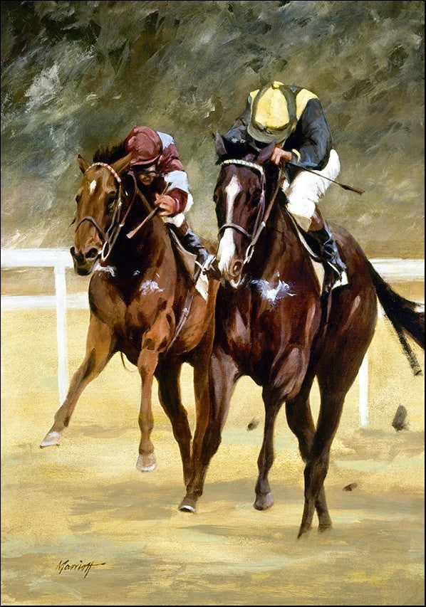 Jockey Horse Racing Wall Art Print