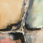 Gilded Crevice II Wall Art Print