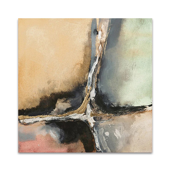 Gilded Crevice II Wall Art Print