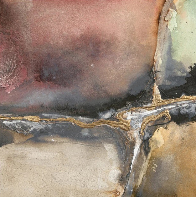 Gilded Crevice I Wall Art Print