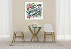 Jungle Love II Wall Art Print on the wall