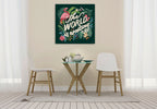Jungle Love I Wall Art Print on the wall
