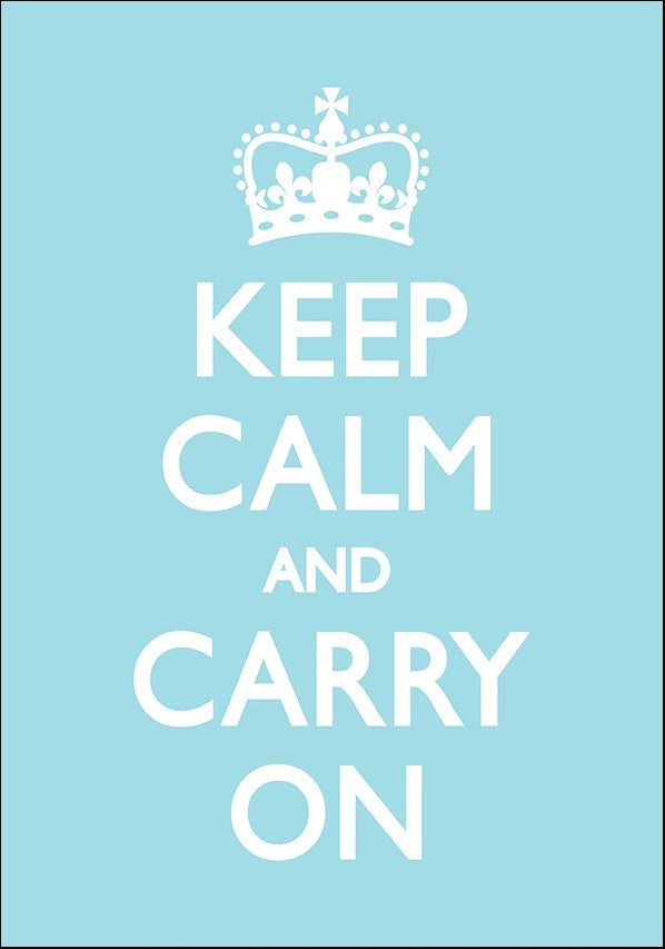 Keep Calm Wall Art Print
