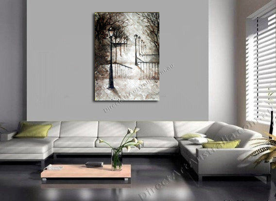 Knife Painting SAH077 on the wall
