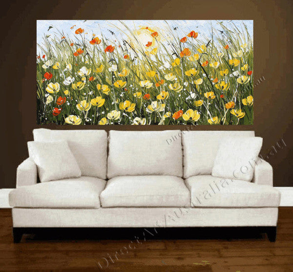 Knife Painting SAH135 on the wall