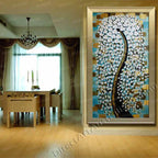 Knife Painting SAH143-3 on the wall