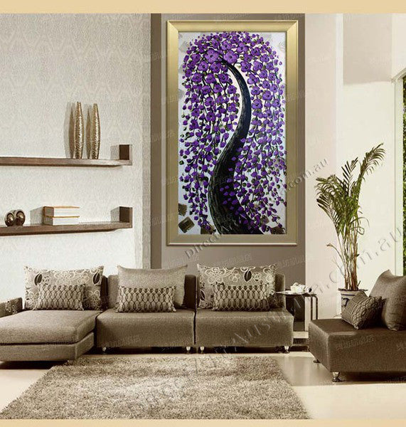 Knife Painting SAH143 on the wall
