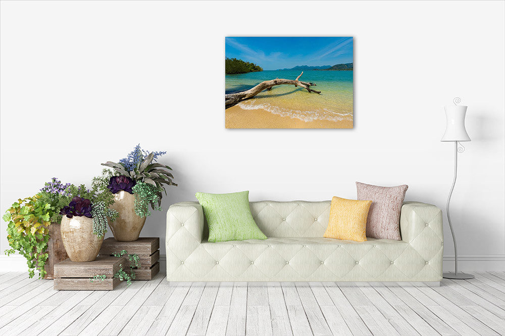 Koh Chang Thailand Beach Wall Art Print on the wall