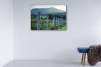 Kooroomba Queensland Vineyard Wall Print on the wall