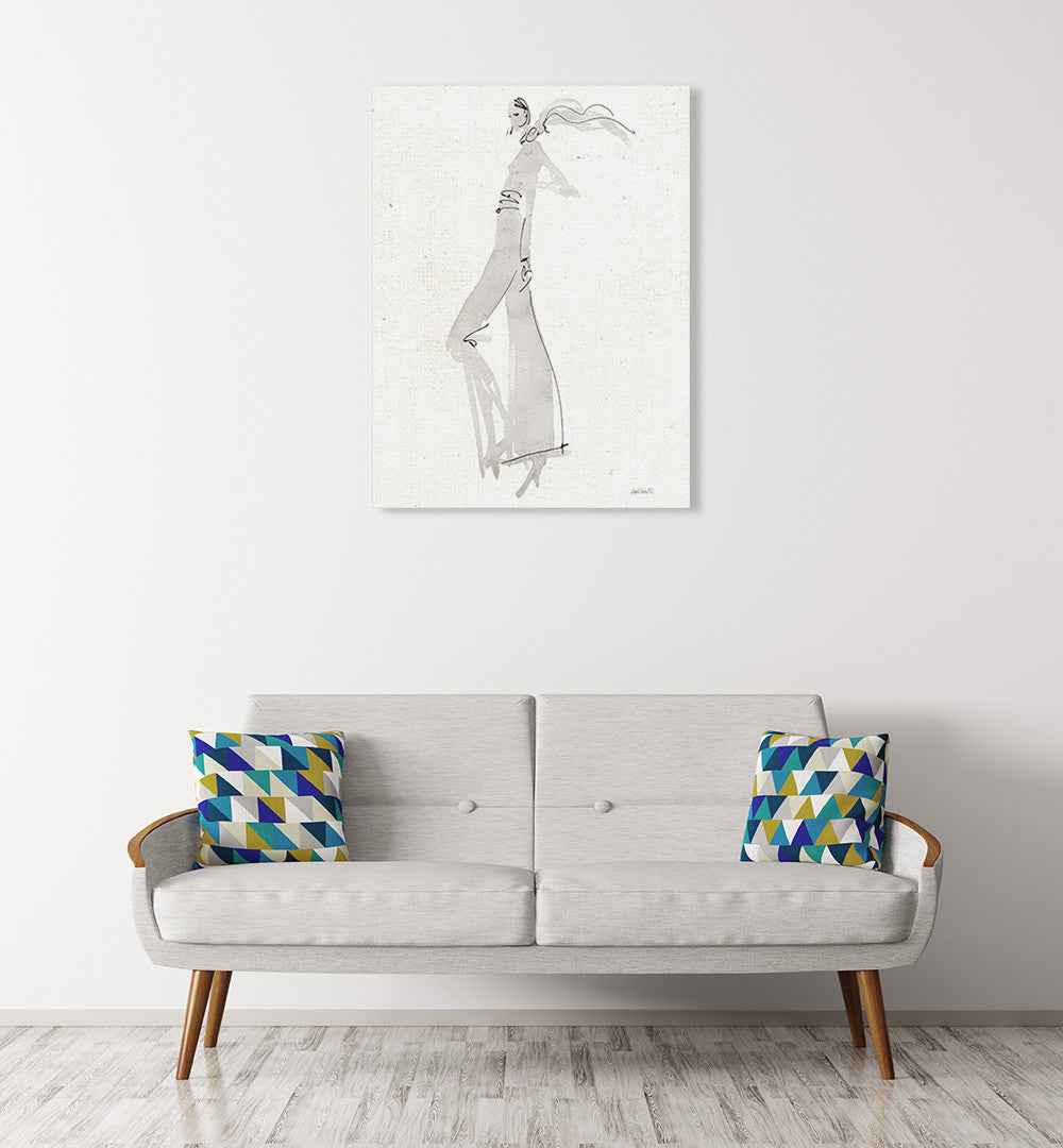 La Fashion III Wall Art Print on the wall