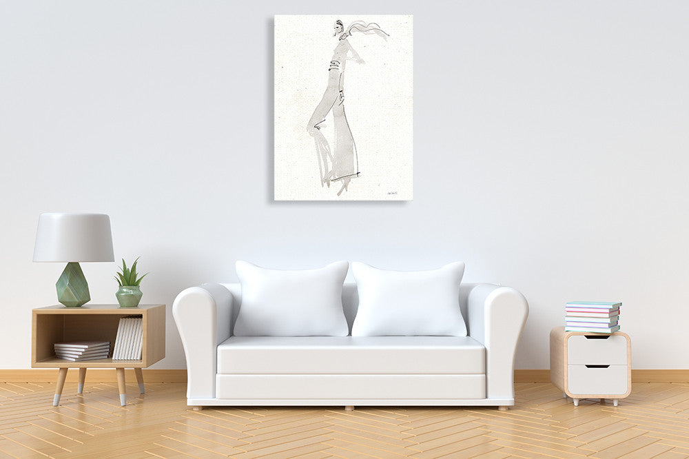 La Fashion III Wall Art Print on the wall