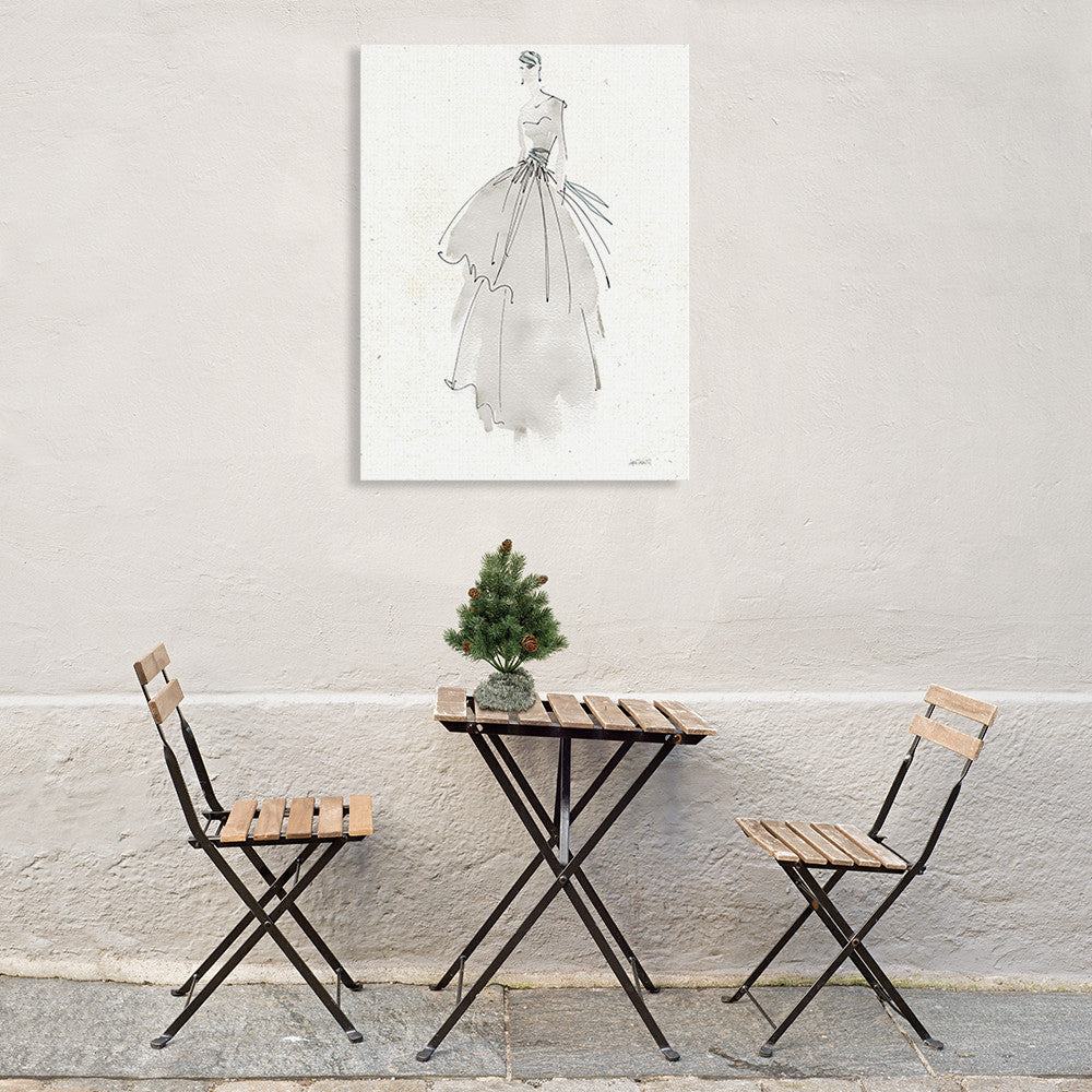 La Fashion II Wall Art Print on the wall