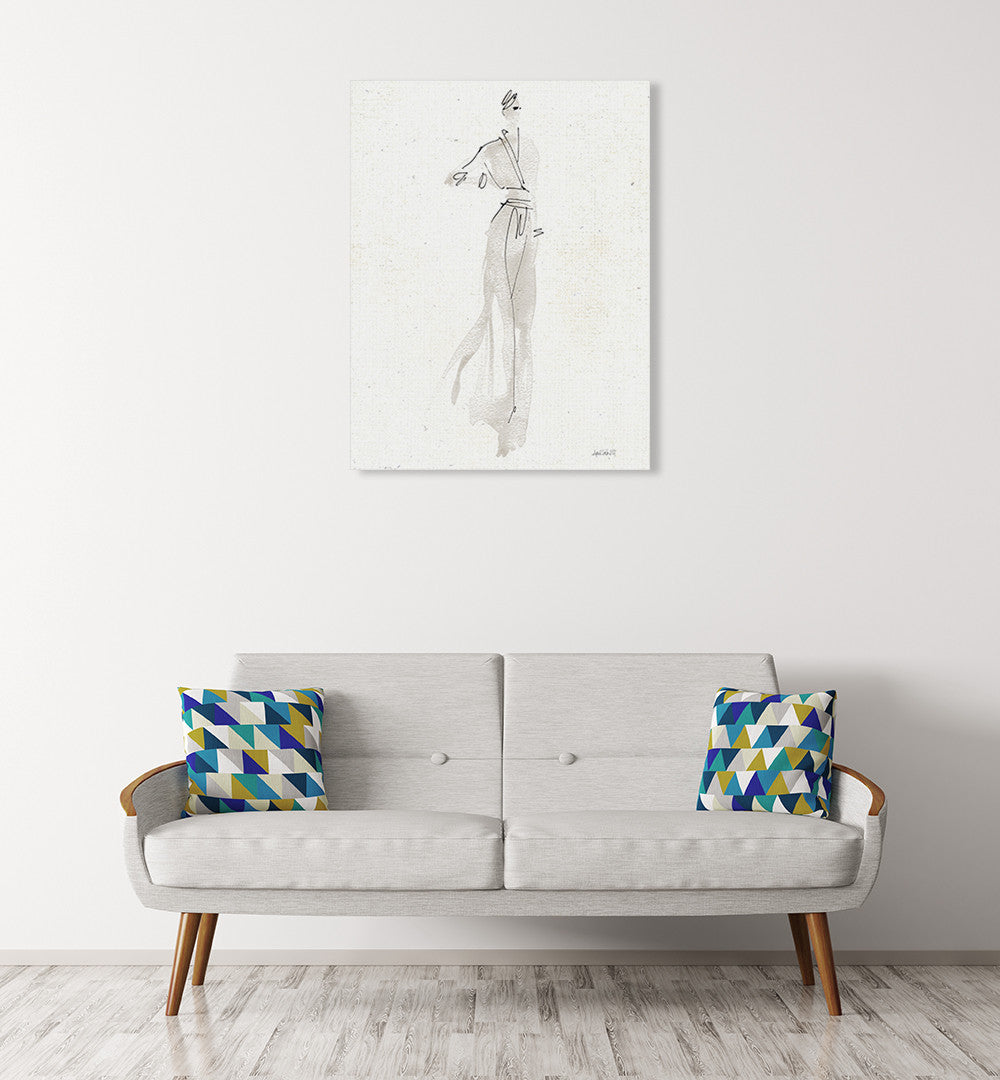 La Fashion IV Wall Art Print on the wall