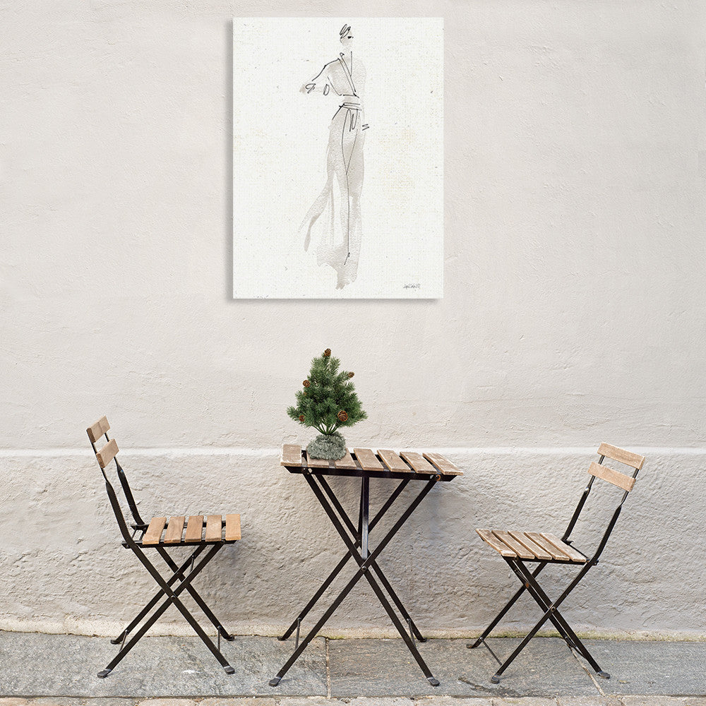 La Fashion IV Wall Art Print on the wall