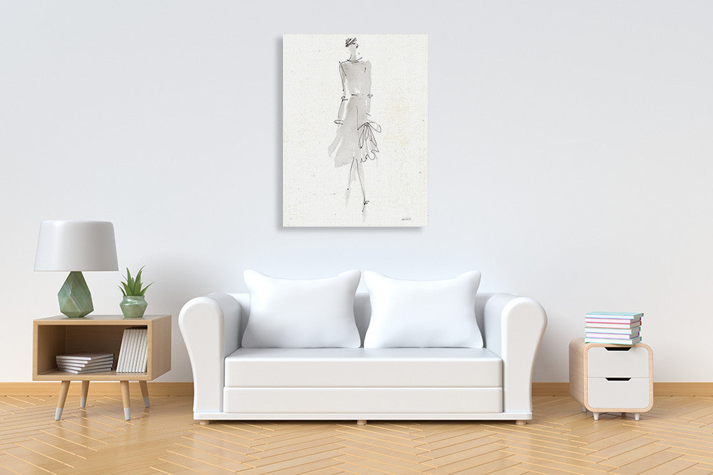La Fashion I Wall Art Print on the wall