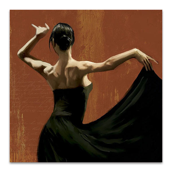 Lady Dancing Samba I Wall Art Print