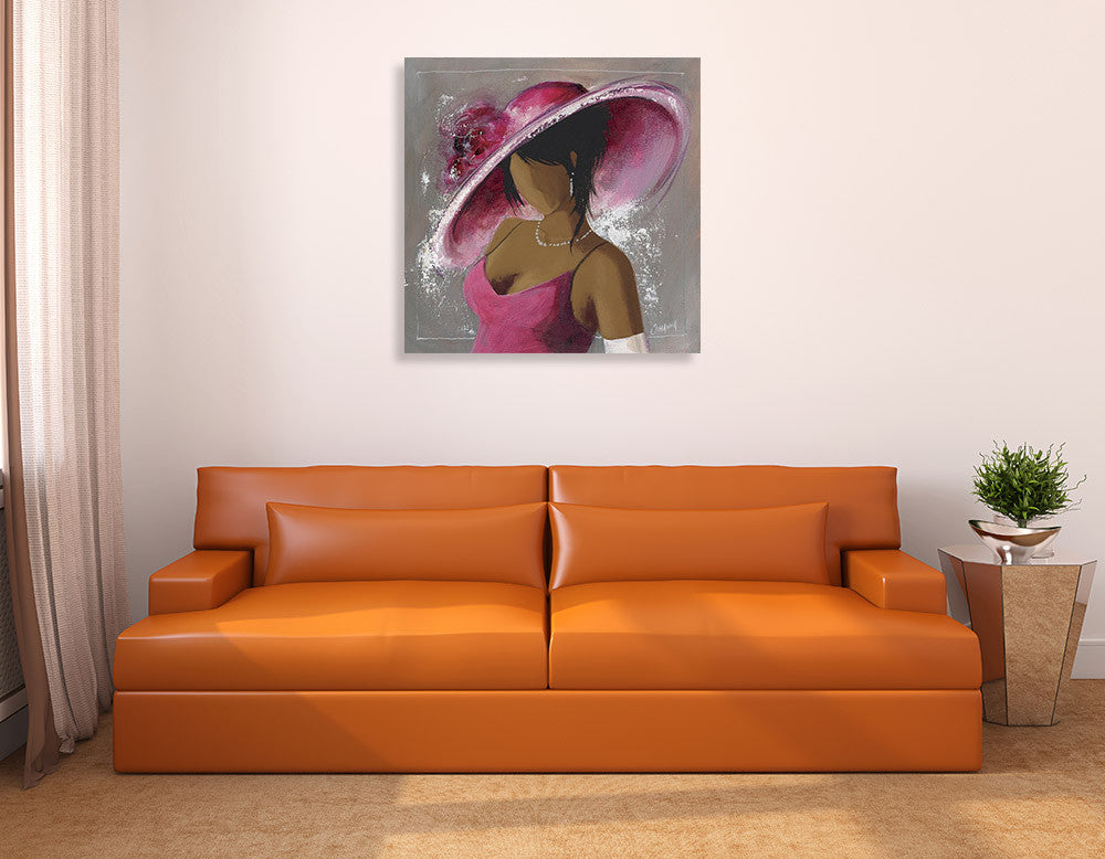 Lady Elegant Beauty II Wall Art Print on the wall