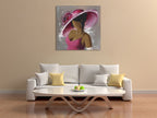 Lady Elegant Beauty II Wall Art Print on the wall