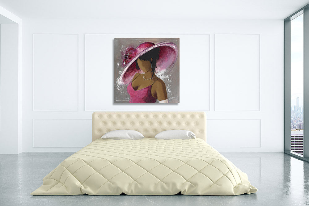 Lady Elegant Beauty II Wall Art Print on the wall