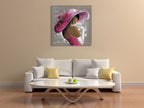Lady Elegant Beauty I Wall Art Print on the wall
