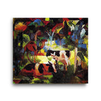 August Macke | Landscape with Cows and Camel