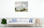 Late Summer Barn I Wall Art Print on the wall