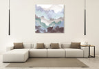 Layers of Winter A Wall Art Print on the wall