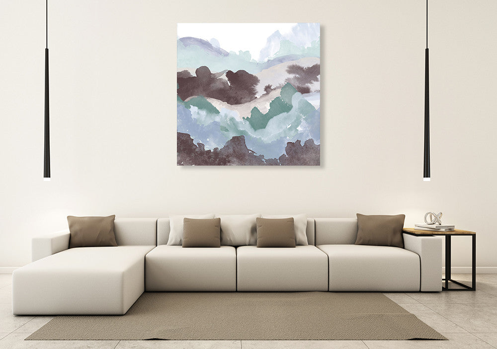 Layers of Winter B Wall Art Print on the wall