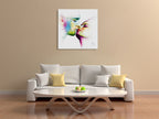 Le Baiser Wall Art Print on the wall