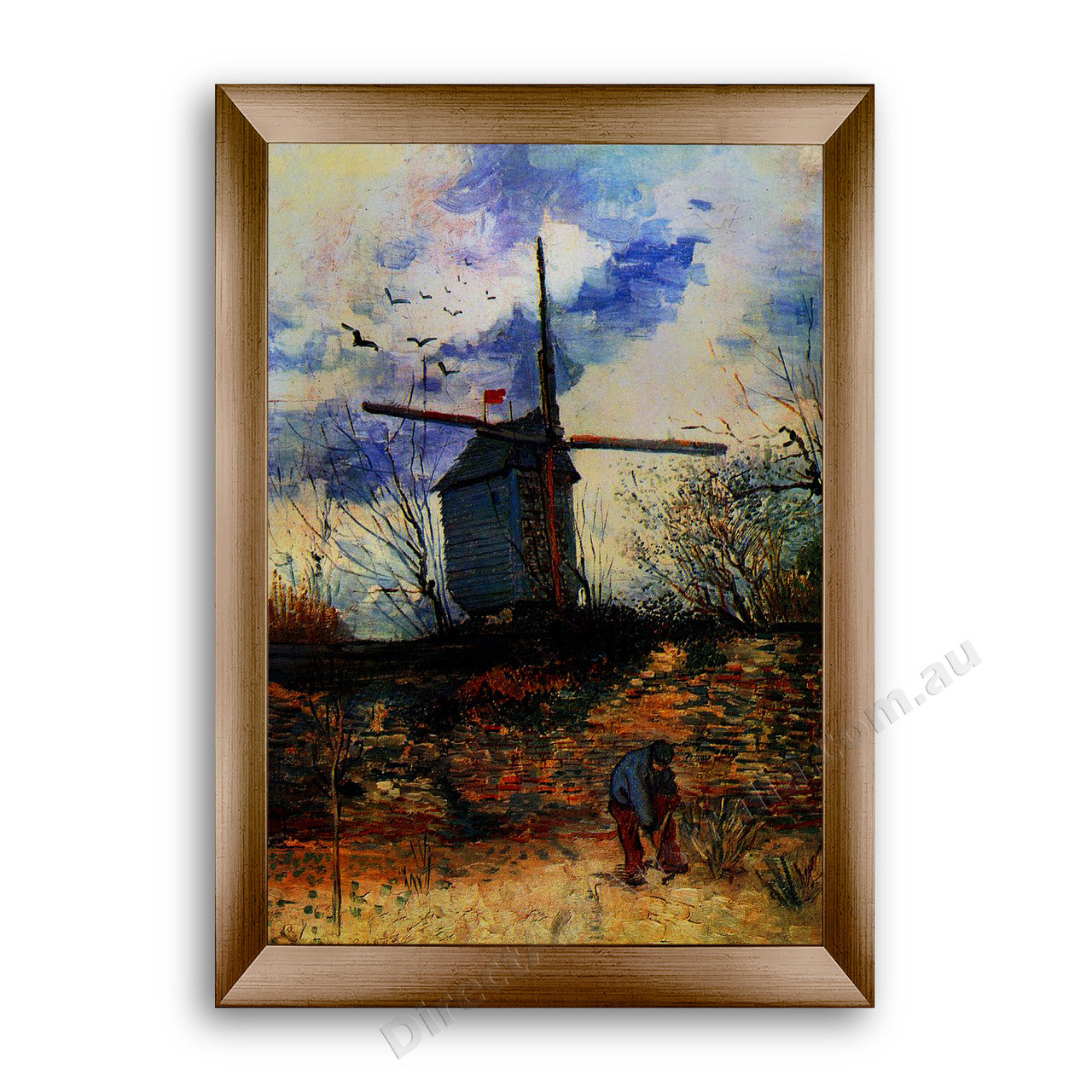 Modern Flat Gold Frame